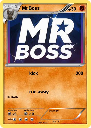 Pokemon Mr.Boss