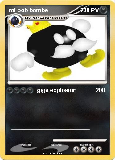 Pokemon roi bob bombe