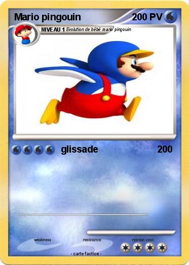 Pokemon Mario pingouin