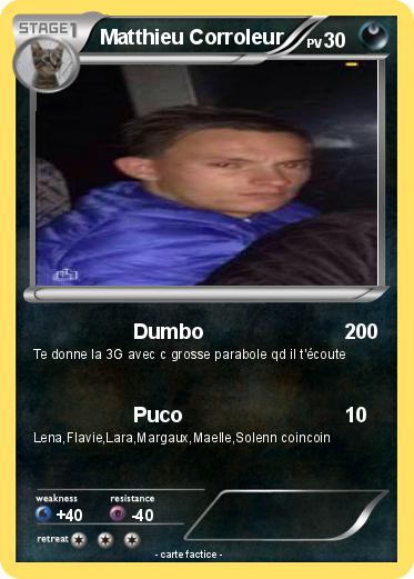 Pokemon Matthieu Corroleur
