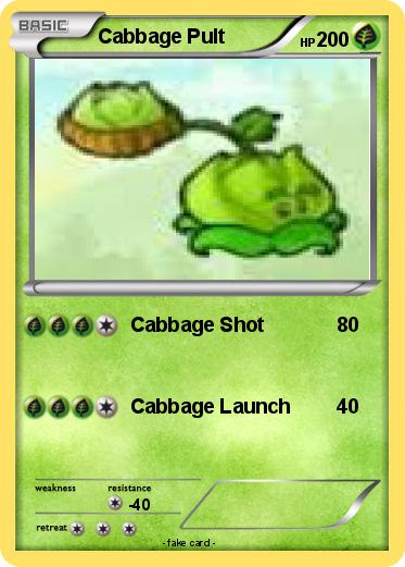 Pokemon Cabbage Pult