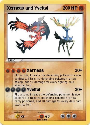 Pokemon Xerneas and Yveltal