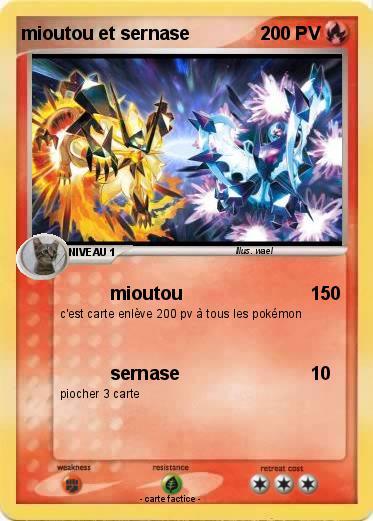 Pokemon mioutou et sernase