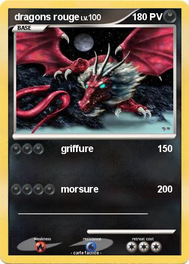Pokemon dragons rouge