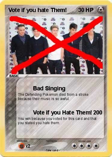Pokemon Vote if you hate Them!
