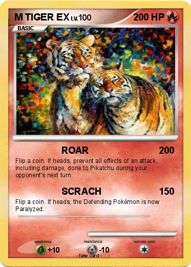 Pokemon M TIGER EX