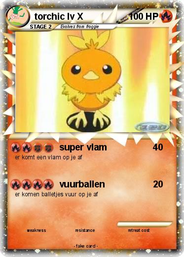 Pokemon torchic lv X