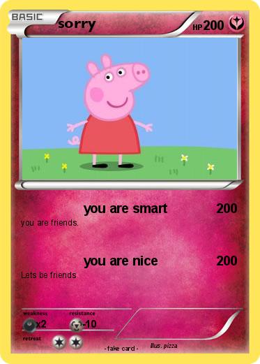 Pokemon sorry