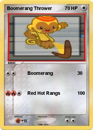 Pokemon Boomerang Thrower