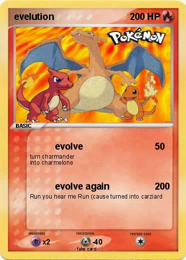 Pokemon evelution