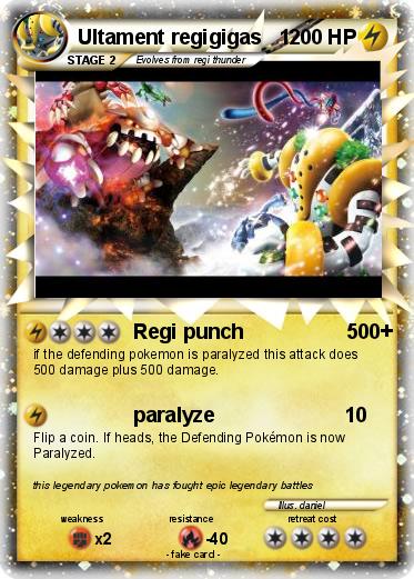 Pokemon Ultament regigigas   1