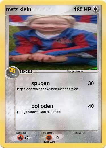 Pokemon matz klein