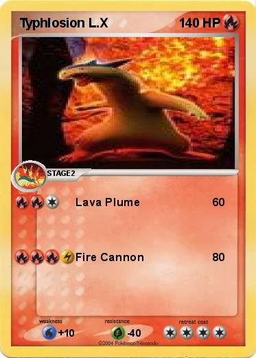 Pokemon Typhlosion L.X