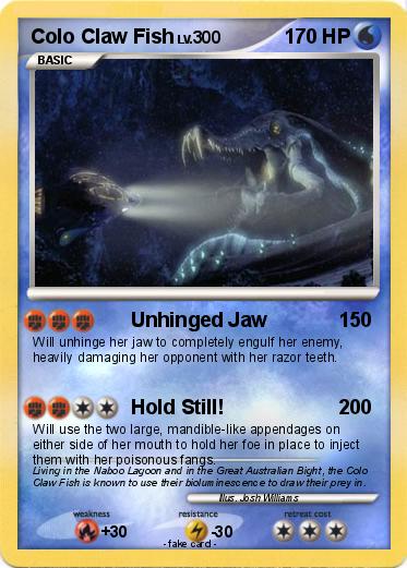 Pokemon Colo Claw Fish