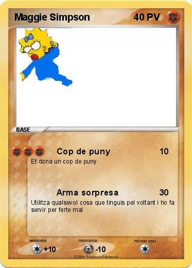 Pokemon Maggie Simpson