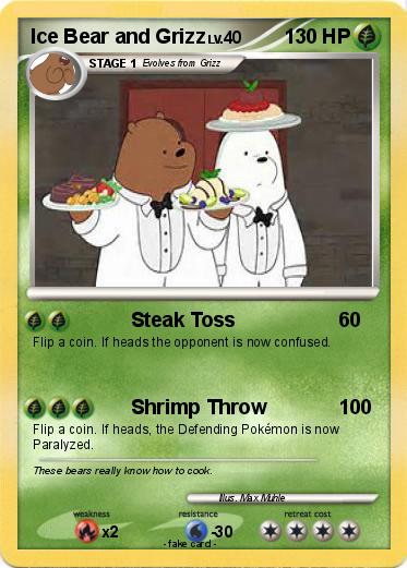 Pokemon Ice Bear and Grizz