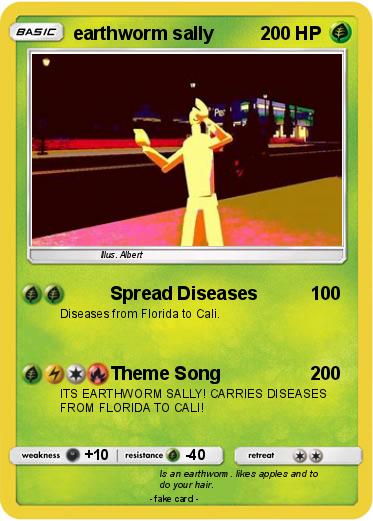 Pokemon earthworm sally