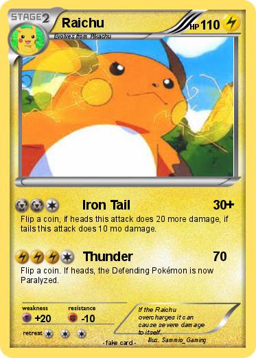 Pokemon Raichu