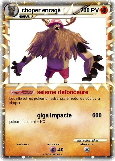 Pokemon choper enragé