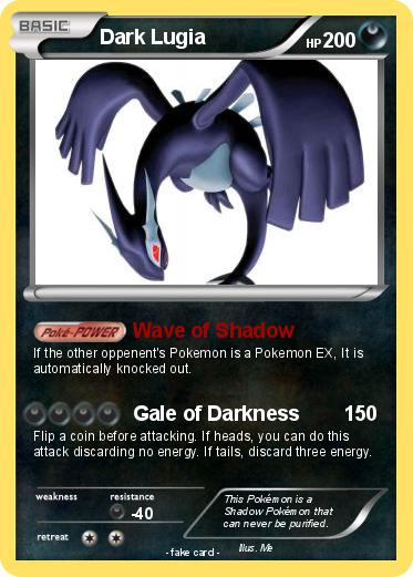 Pokemon Dark Lugia