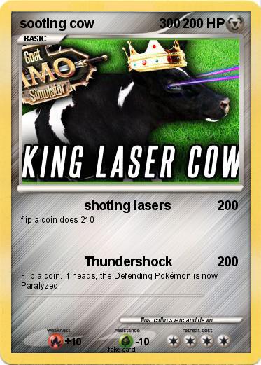 Pokemon sooting cow                  300