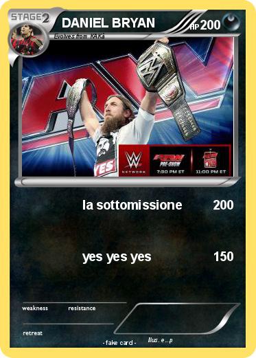 Pokemon DANIEL BRYAN