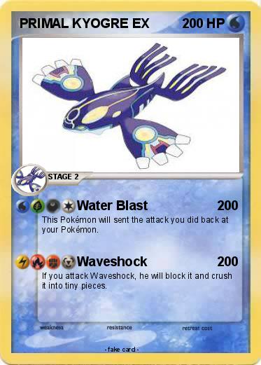Pokemon PRIMAL KYOGRE EX