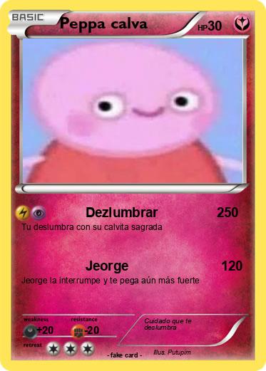 Pokemon Peppa calva