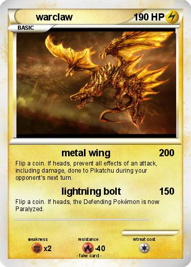 Pokemon warclaw