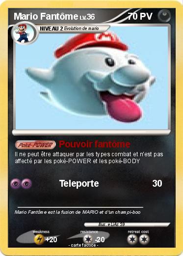 Pokemon Mario Fantôme