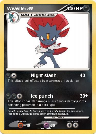 Pokemon Weavile