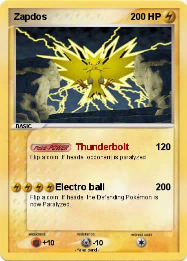 Pokemon Zapdos