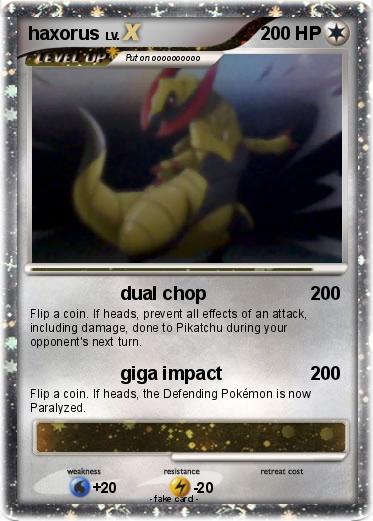Pokemon haxorus