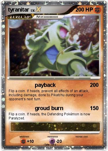 Pokemon tyranitar
