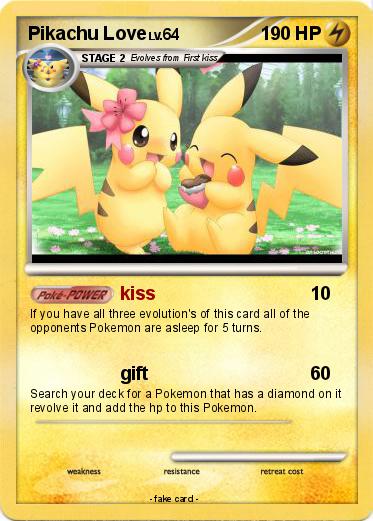 Pokemon Pikachu Love
