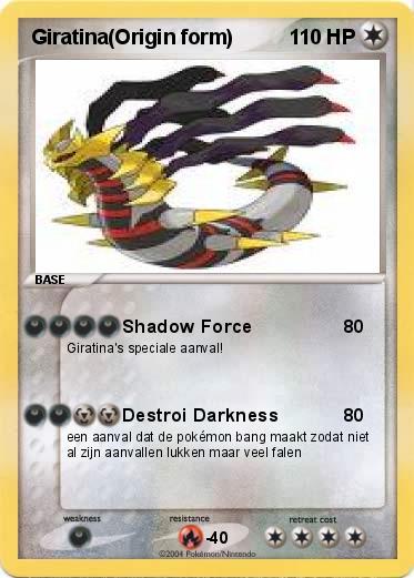 Pokemon Giratina(Origin form)