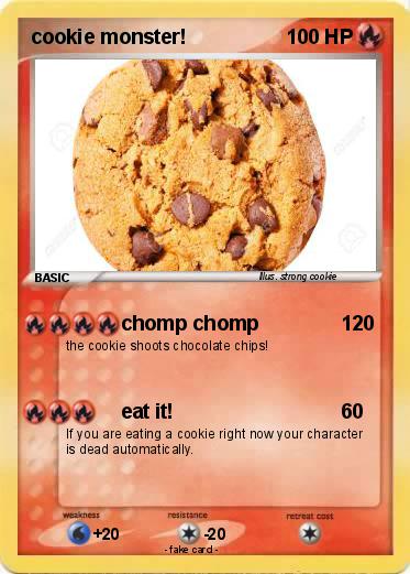 Pokemon cookie monster!