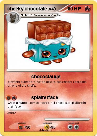 Pokemon cheeky chocolate