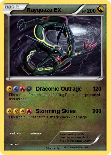 Pokemon Rayquaza EX