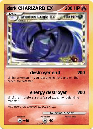 Pokemon dark CHARIZARD EX