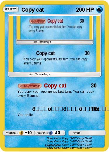 Pokemon Copy cat