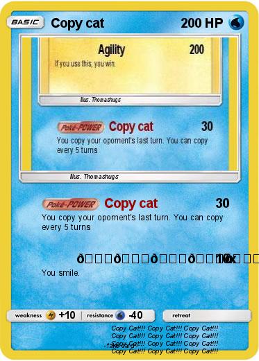 Pokemon Copy cat