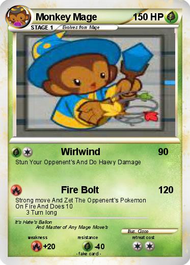 Pokemon Monkey Mage