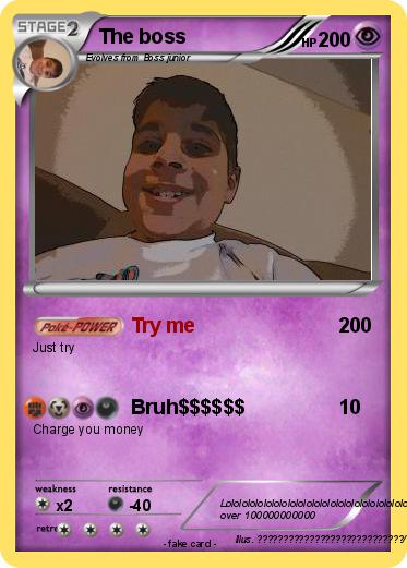 Pokemon The boss