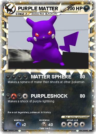 Pokemon PURPLE MATTER