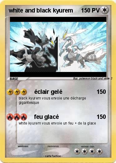 Pokemon white and black kyurem