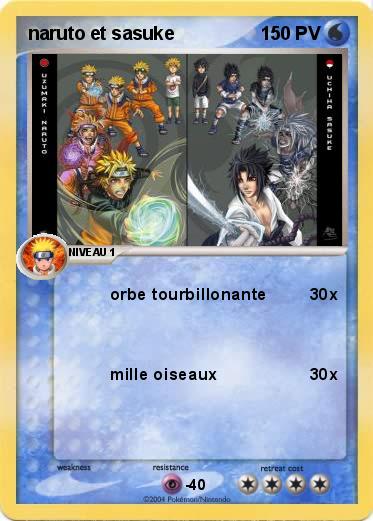 Pokemon naruto et sasuke