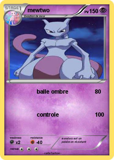 Pokemon mewtwo