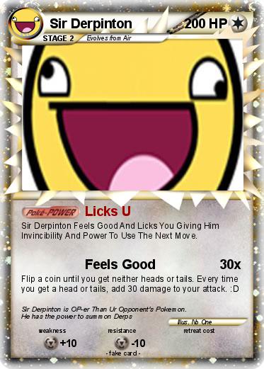 Pokemon Sir Derpinton