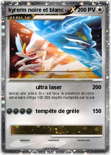 Pokemon kyrerm noire et blanc